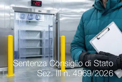 Sentenza Consiglio di Stato Sez. III n. 4969/2026 Sentenza Consiglio di Stato Sez. III n. 4969/2026